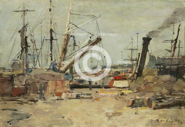 The Trawlers, 1885. Creator: Eugene Louis Boudin.