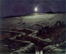 The Trenches of Noulette France, 1915, (1926).Artist: Michel