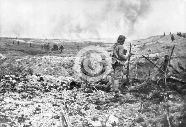 The trenches of Champagne, France, 1914. Artist: Unknown