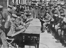 The treatment of German wounded 1915