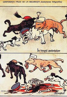 The Treaty of Bucharest, 1913, 1913. Creator: Anonymous ()