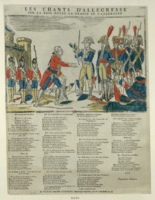 The Treaty of Pressburg, 1805. Artist: Anonymous