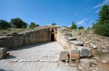 The Treasury of Atreus (Tomb of Agamemnon), Mycenae, Greece. Creator: Samuel Magal