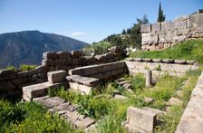The Treasury of Sikyon, Delphi, Greece. Creator: Samuel Magal