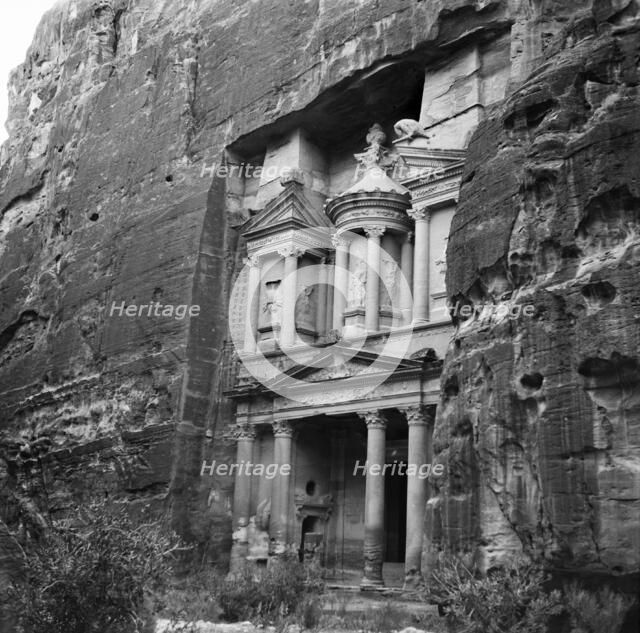 The Treasury (Al-Khazneh), Petra, Jordan. Artist: Aerofilms.