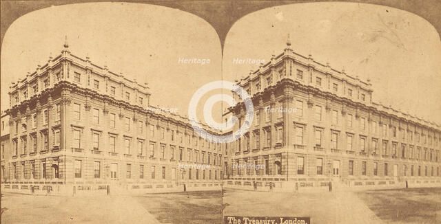 The Treasury, London, 1850s-1910s. Creator: Unknown.