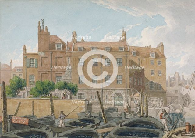 The Treasury, Whitehall, Westminster, London, 1818. Artist: Robert Blemmell Schnebbelie