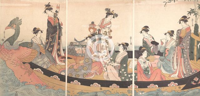The Treasure Boat, ca. 1795. Creator: Hosoda Eishi.