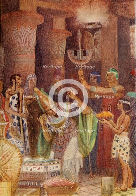 'The Treasure-chamber of Rhampsinites', 1915. Creator: Evelyn Paul.