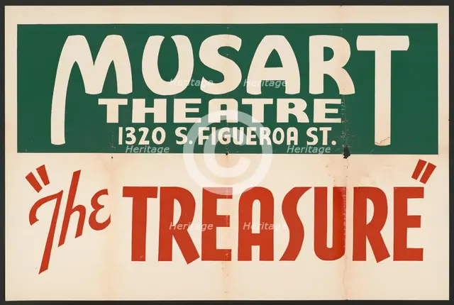 The Treasure, Los Angeles, 1937. Creator: Unknown.