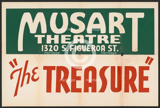 The Treasure, Los Angeles, 1937. Creator: Unknown.