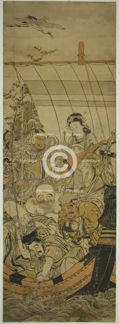 The Treasure Ship, Japan, c. 1778. Creator: Kitao Shigemasa.