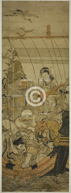 The Treasure Ship, Japan, c. 1778. Creator: Kitao Shigemasa.