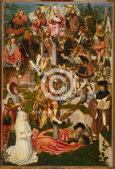 The Tree of Jesse, c. 1495. Artist: Geertgen tot Sint, Jans (ca. 1460-ca. 1490)