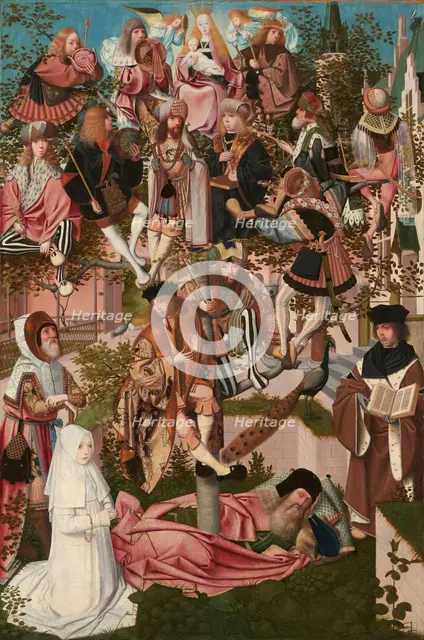 The Tree of Jesse, c.1500. Creator: Geertgen tot Sint Jans (circle of).