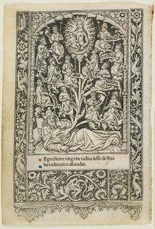 The Tree of Jesse, from a book of hours, 1505/10. Creator: Thielmann Kerver