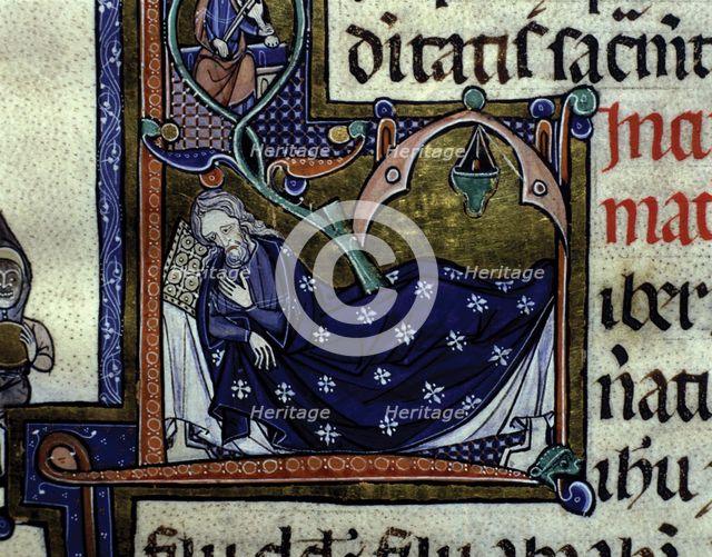 The Tree of Jesse, Miniature in the 'Biblia Sacra, volume IV ', manuscript on parchment made, pro…