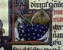 The Tree of Jesse, Miniature in the Biblia Sacra, volume IV , manuscript on parchment made, pro…