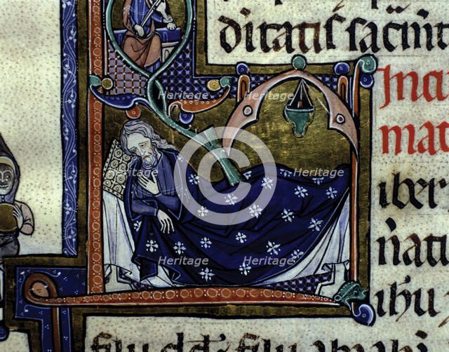 The Tree of Jesse, Miniature in the 'Biblia Sacra, volume IV ', manuscript on parchment made, pro…