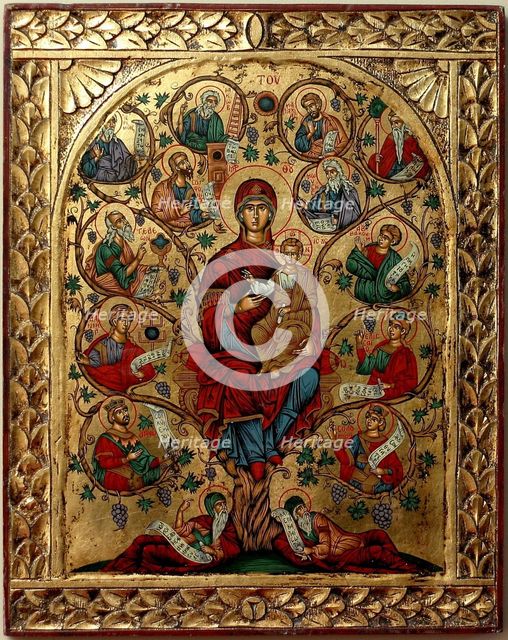 The Tree of Jesse (The Holy Tree). Artist: Anonymous  