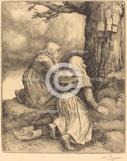 The Tree of Salvation (L'arbre de salut). Creator: Alphonse Legros.