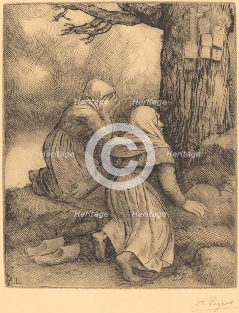 The Tree of Salvation (L'arbe de salut). Creator: Alphonse Legros.