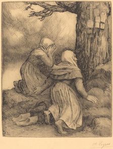 The Tree of Salvation (L'arbe de salut). Creator: Alphonse Legros