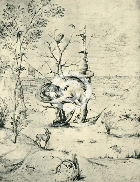 'The Tree-Man', c1505, (1943). Creator: Hieronymus Bosch.