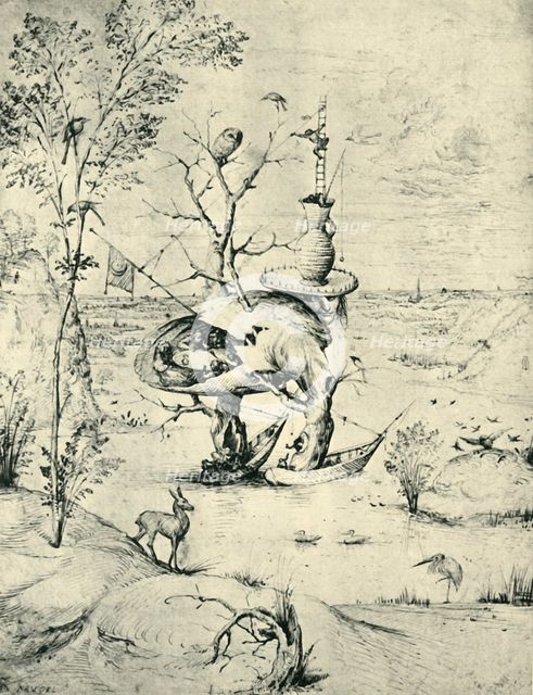 'The Tree-Man', c1505, (1943). Creator: Hieronymus Bosch.