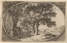 The Tree with a Double Trunk. Creator: Herman van Swanevelt
