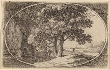 The Tree with a Double Trunk. Creator: Herman van Swanevelt