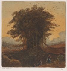 The tree with many birds, 1819-1881. Creator: Johannes Tavenraat