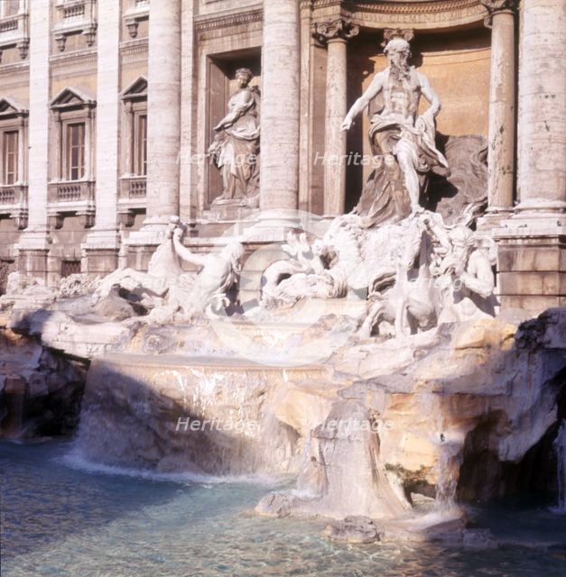 The Trevi Fountain, Rome, Italy, c1955.  Creator: Arthur Charles Kirby Ware.