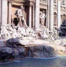 The Trevi Fountain, Rome, Italy, c1955. Creator: Arthur Charles Kirby Ware