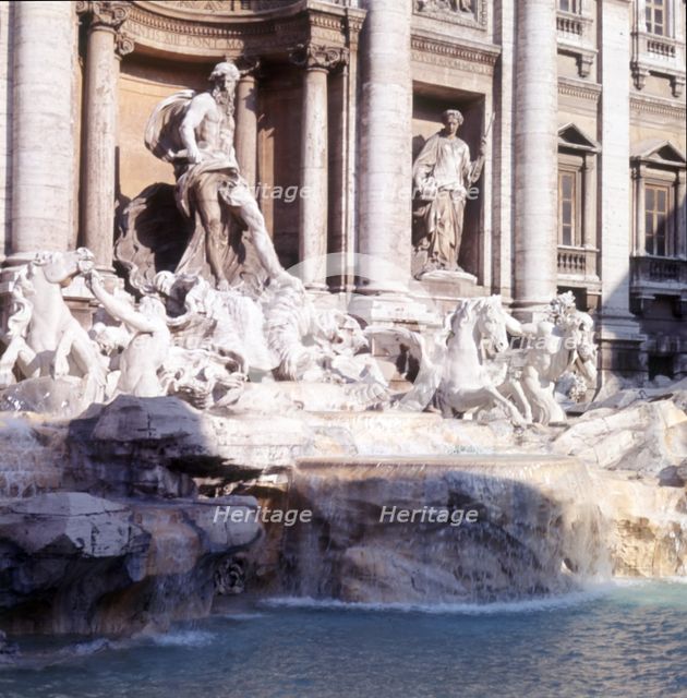 The Trevi Fountain, Rome, Italy, c1955.  Creator: Arthur Charles Kirby Ware.