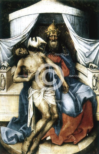 'The Trinity', 14th century. Artist: Robert Campin
