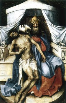 The Trinity 14th century. Artist: Robert Campin