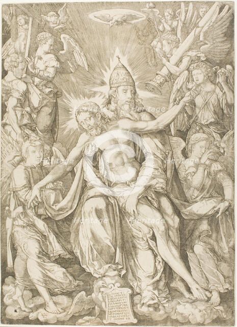 The Trinity, 1542. Creators: Johann Ladenspelder, Jesus Christ.