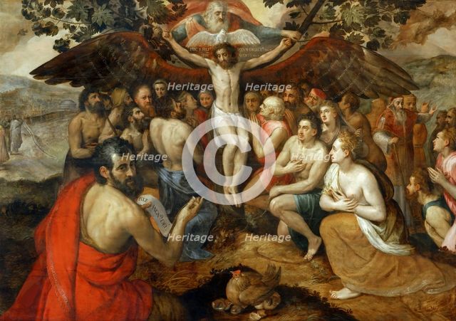 The Trinity, 1562. Creator: Floris, Frans, the Elder (1519-1570).