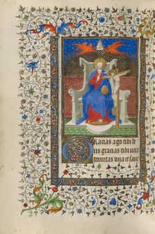 The Trinity; Book of Hours, about 1415-1420. Creators: Boucicaut Master, Workshop of the Boucicaut Master