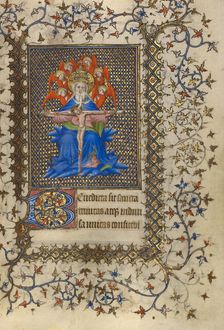 The Trinity; Book of Hours, about 1410. Creator: Unknown