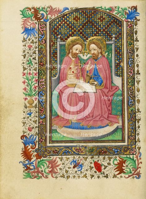 The Trinity; Book of Hours, about 1430-1440. Creator: Fastolf Master.
