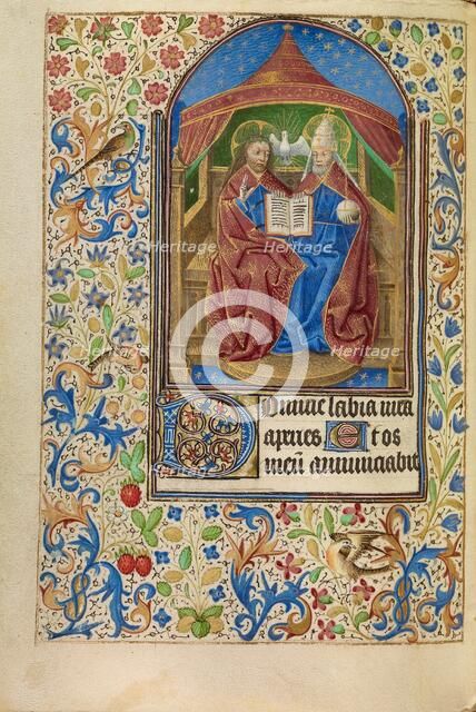 The Trinity; Book of Hours, about 1466-1470. Creator: Master of Jacques of Luxembourg.