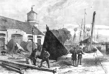 The Trinity Buoy Wharf, Blackwall, 1868. Creator: Mason Jackson