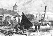 The Trinity Buoy Wharf, Blackwall, 1868. Creator: Mason Jackson