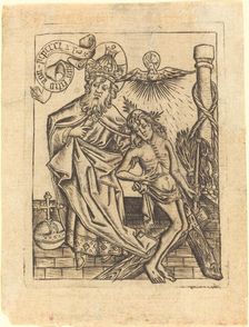 The Trinity, c. 1465. Creator: Master of the Berlin Passion