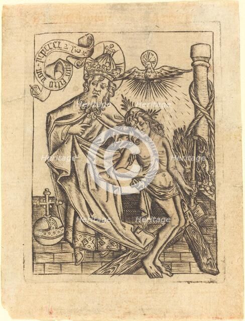 The Trinity, c. 1465. Creator: Master of the Berlin Passion.