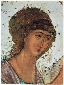 The Trinity of Roublev (detail), c1411. Artist: Andrey Rublyov