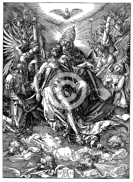 'The Trinity (The Throne of Grace)', 1511. Artist: Albrecht Dürer