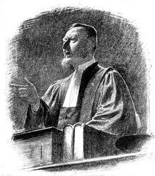 The Trial of M. Zola: Advocate-General Van Cassel, 1898. Creator: Unknown